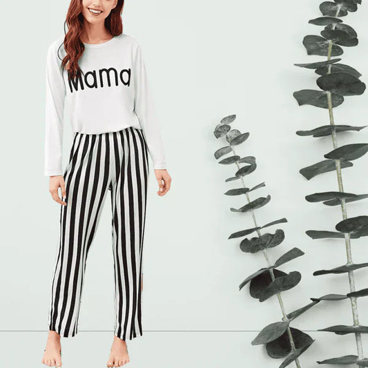 Mama Printed Night Suit